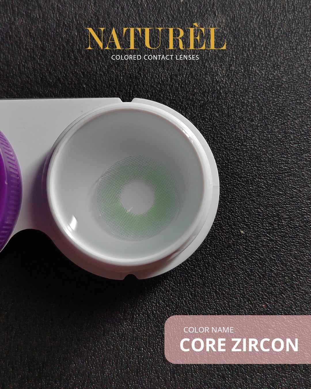 Naturel Lenses Core Zircon - Striking Korean Lenses - Colored Contact Lenses - Naturel -- United Arab Emirates -- Pinky Cosmetics