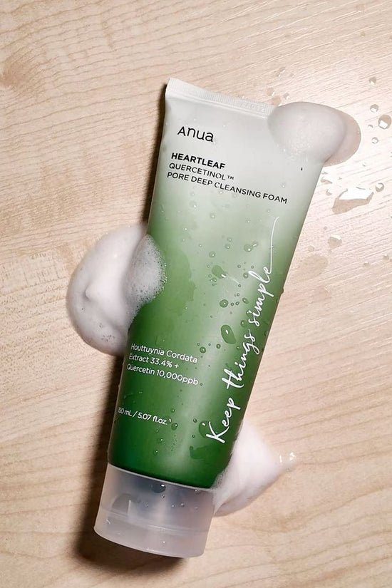 Anua Heartleaf Quercetinol Deep Cleansing Foam 150ml - Pinky Cosmetics