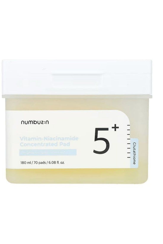 Numbuzin 5+ Vitamin-Niacinamide Pads (70 Pads) - Pinky Cosmetics