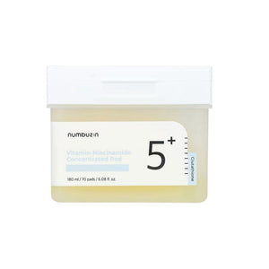 Numbuzin 5+ Vitamin-Niacinamide Pads (70 Pads) - Pinky Cosmetics
