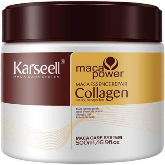 Karseell maca power maca essence repair collagen hair product jar