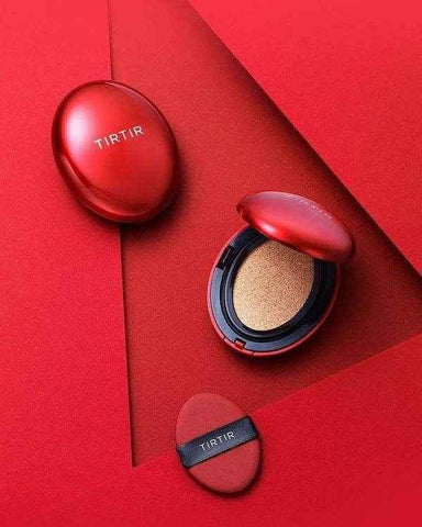 TIRTIR Red Cushion Foundation – Flawless Long-Wear Glow - Face Makeup - TIRTIR -- United Arab Emirates -- Pinky Cosmetics
