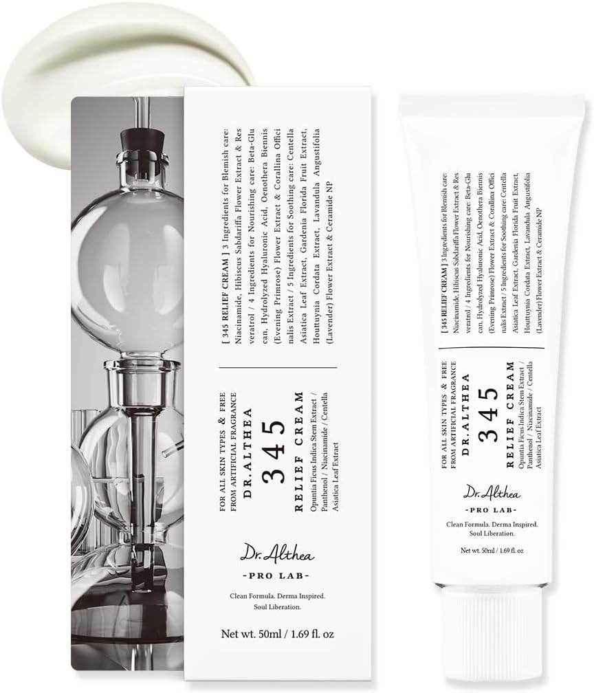 Dr. Althea 345 Relief Cream – Skin Barrier Repair (50ml) - Soothing Cream / Repair Moisturizer - Dr. Althea -- United Arab Emirates -- Pinky Cosmetics