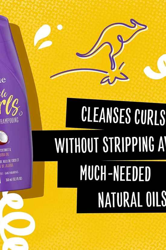 Aussie Miracle Curls Shampoo with Coconut & Jojoba Oil, For All Hair Types, Paraben Free, 26.2 fl oz - Pinky Cosmetics