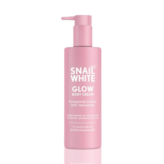 Snail White Glow Body Cream – Pomegranate & AHA - Pinky Cosmetics