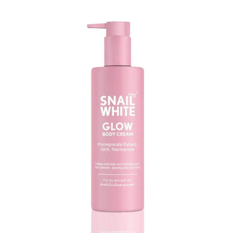 Snail White Glow Body Cream – Pomegranate & AHA - Body Care - Snail White -- United Arab Emirates -- Pinky Cosmetics