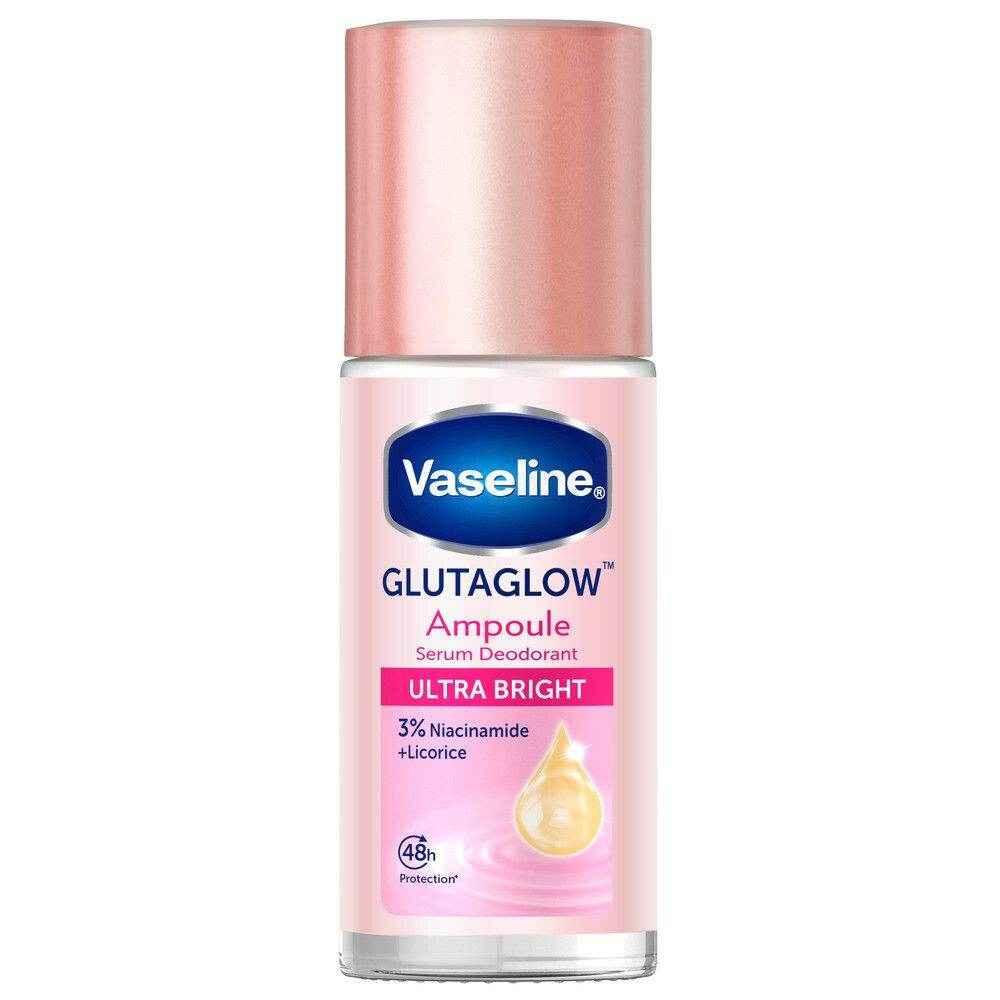 Vaseline GlutaGlow Ampoule Deodorant – Ultra Bright - Deodorant / Serum Roll-On - Vaseline -- United Arab Emirates -- Pinky Cosmetics