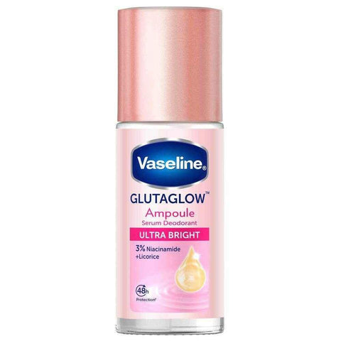 Vaseline GlutaGlow Ampoule Deodorant – Ultra Bright - Deodorant / Serum Roll-On - Vaseline -- United Arab Emirates -- Pinky Cosmetics