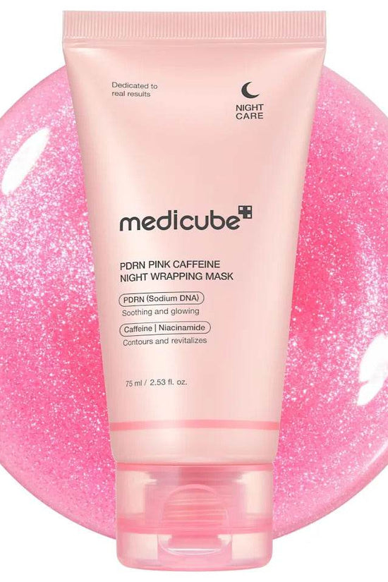 MEDICUBE PDRN Pink Caffeine Night Wrapping Mask 75ml - Pinky Cosmetics