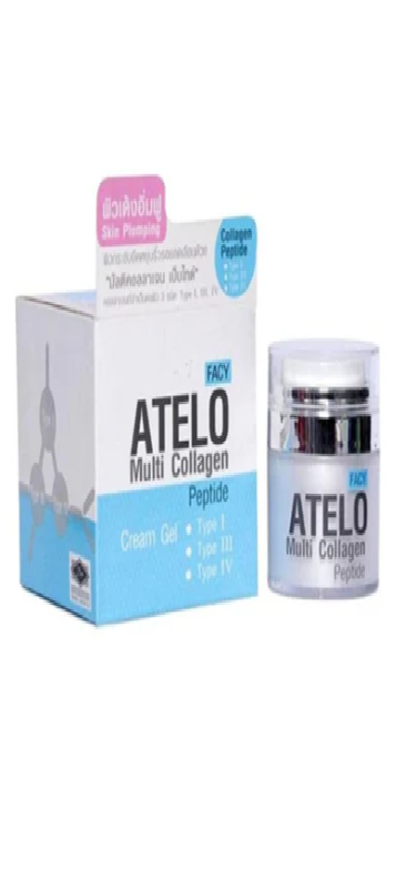 Atelo Multi Collagen benefits cream gel by Pinky Cosmetics for improved skin elasticity and hydration