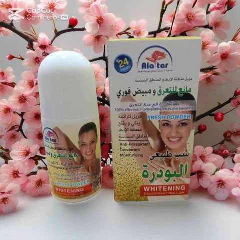 Alatar Antiperspirant Whitening Deo Roll-On 60ml (Fresh) - - Pinky Cosmetics -- United Arab Emirates -- Pinky Cosmetics