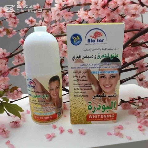 Alatar Antiperspirant Whitening Deo Roll-On 60ml (Fresh) - - Pinky Cosmetics -- United Arab Emirates -- Pinky Cosmetics
