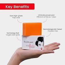 Kojie San Fruit Soap - Natural Skin Lightening Papaya Soap 135g - Natural Lightening Soap - Kojie San -- United Arab Emirates -- Pinky Cosmetics