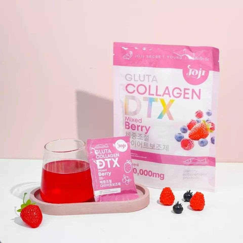 Joji Gluta Collagen DTX – Mixed Berry (200,000mg) - Collagen Supplement / Beauty Drink Powder - Joji -- United Arab Emirates -- Pinky Cosmetics