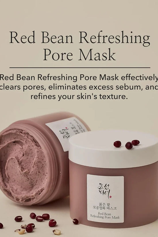 Beauty of Joseon skincare Red Bean Refreshing Pore Mask for clearing pores and refining skin texture