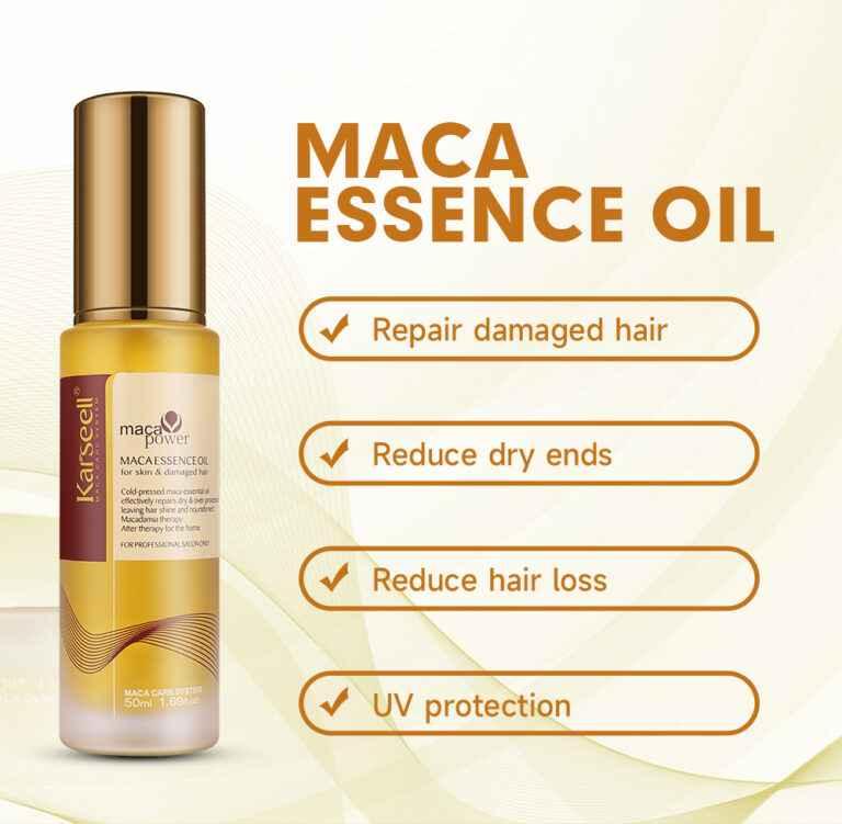 Buy Karseell Maca Hair Oil - Smooth & Shine - Hair Oil - Karseell -- United Arab Emirates -- Pinky Cosmetics