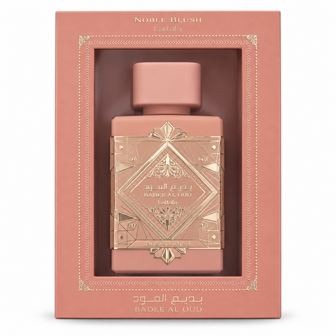 Lattafa Bade'e Al Oud Noble Blush pink box