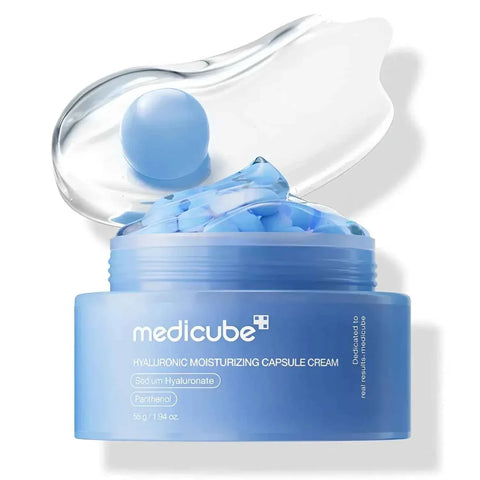 Medicube Hyaluronic Acid Moisturizing Capsule Cream - Deep Hydration 55g - Skincare - Face Cream - Medicube -- United Arab Emirates -- Pinky Cosmetics