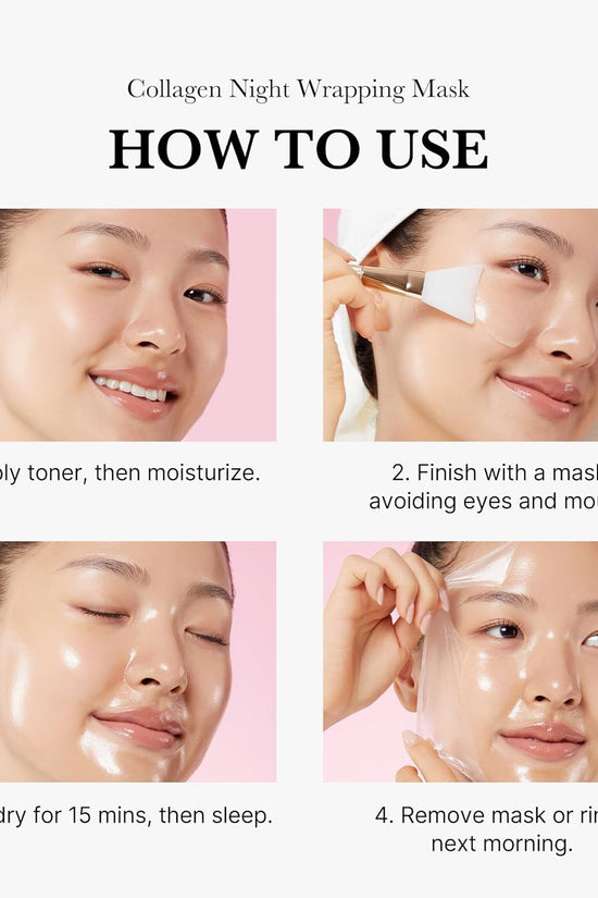 Step-by-step guide for using Medicube collagen peel off mask for skincare routine