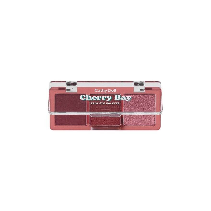 Cathy Doll Cheers Around Trio Eye Palette - 6 Shades - Pinky Cosmetics