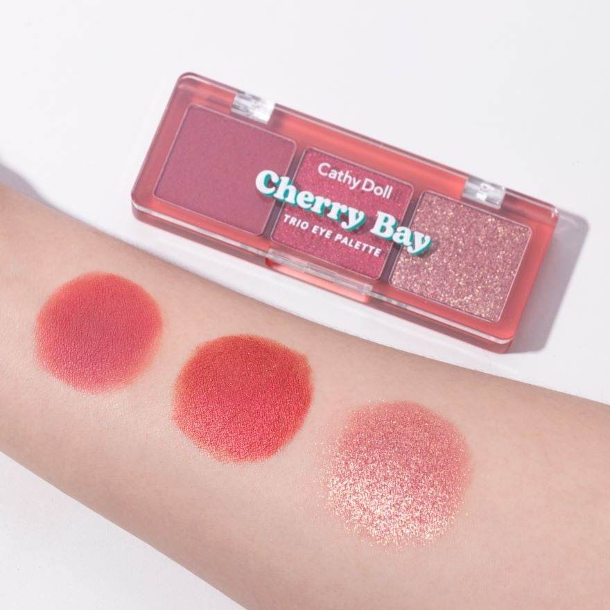 Cathy Doll Cheers Around Trio Eye Palette - 6 Shades - Pinky Cosmetics