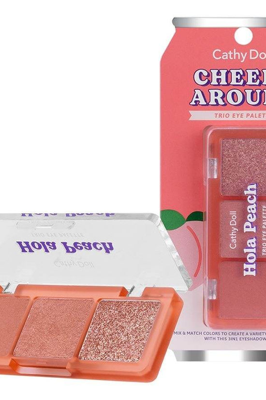 Cathy Doll Cheers Around Trio Eye Palette - 6 Shades - Pinky Cosmetics