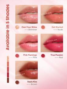 SHEGLAM Push to Plump Booster Shine Plumping Lip Gloss