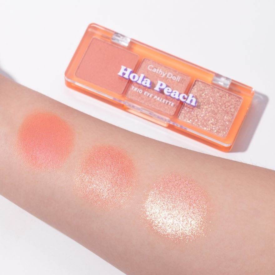 Cathy Doll Cheers Around Trio Eye Palette - 6 Shades - Pinky Cosmetics