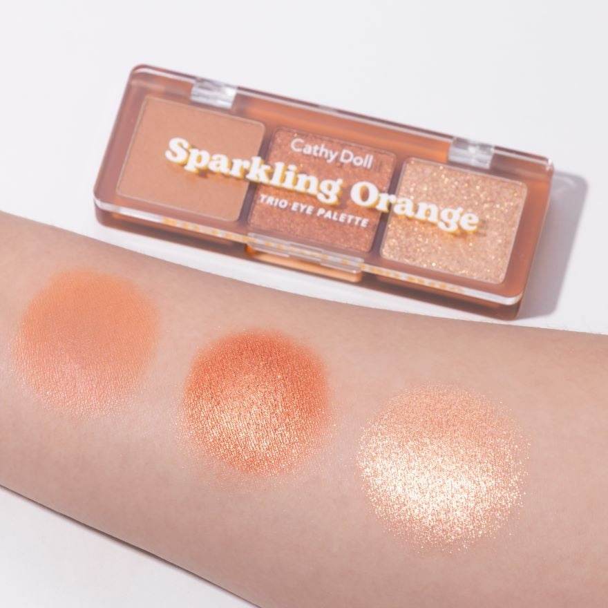 Cathy Doll Cheers Around Trio Eye Palette - 6 Shades - Pinky Cosmetics