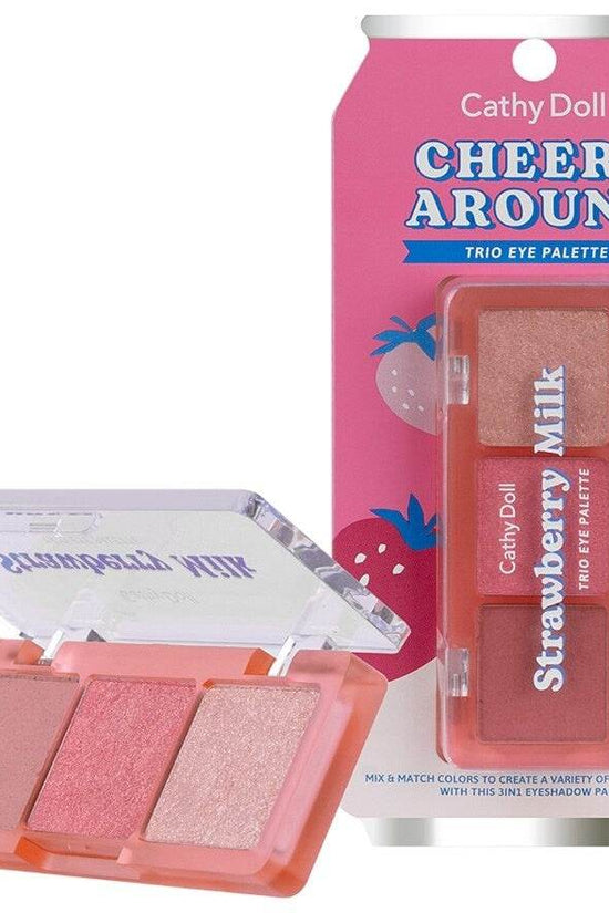 Cathy Doll Cheers Around Trio Eye Palette - 6 Shades - Pinky Cosmetics