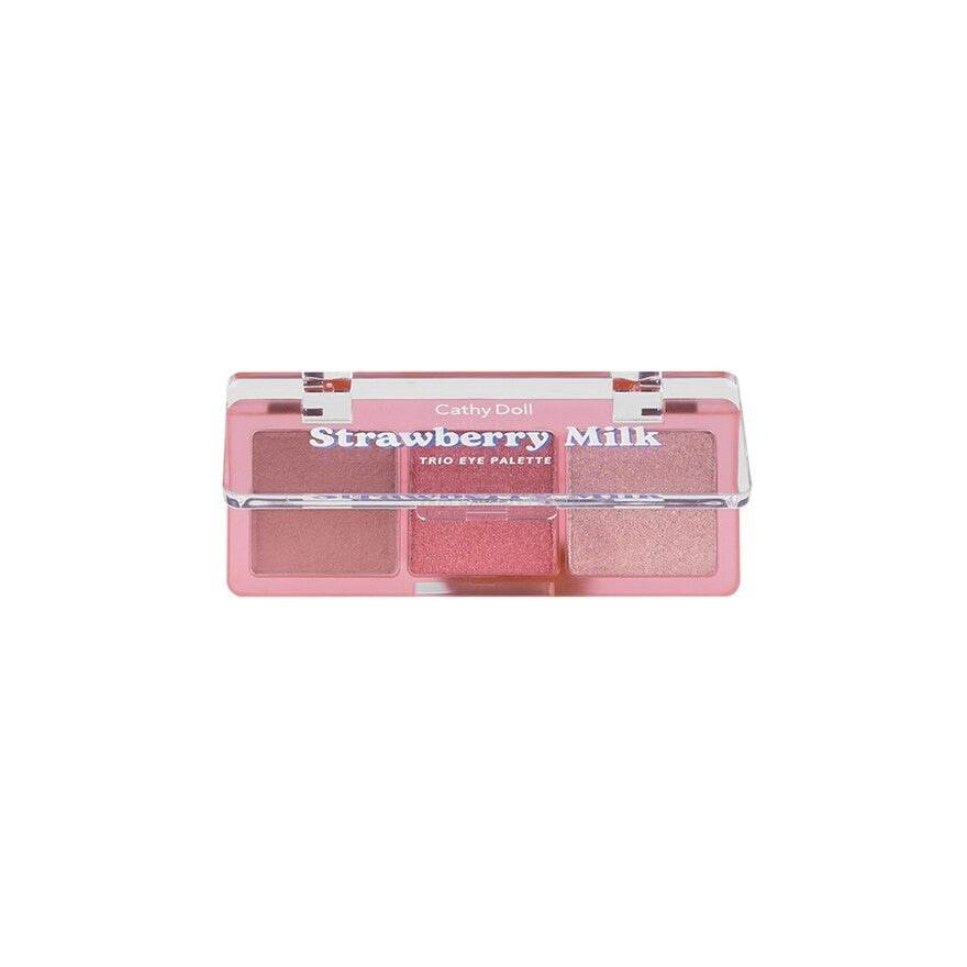 Cathy Doll Cheers Around Trio Eye Palette - 6 Shades - Pinky Cosmetics