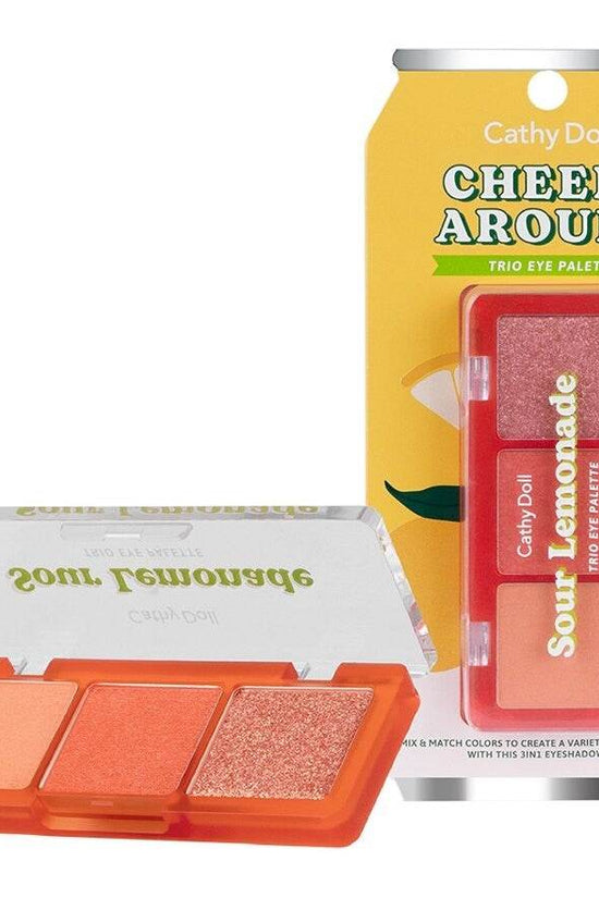 Cathy Doll Cheers Around Trio Eye Palette - 6 Shades - Pinky Cosmetics