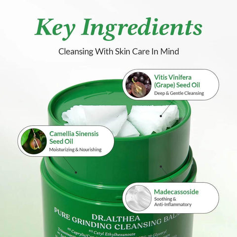 Dr. Althea Pure Grinding Cleansing Balm - Deep Clean - Face Cleansers - Dr. Althea -- United Arab Emirates -- Pinky Cosmetics