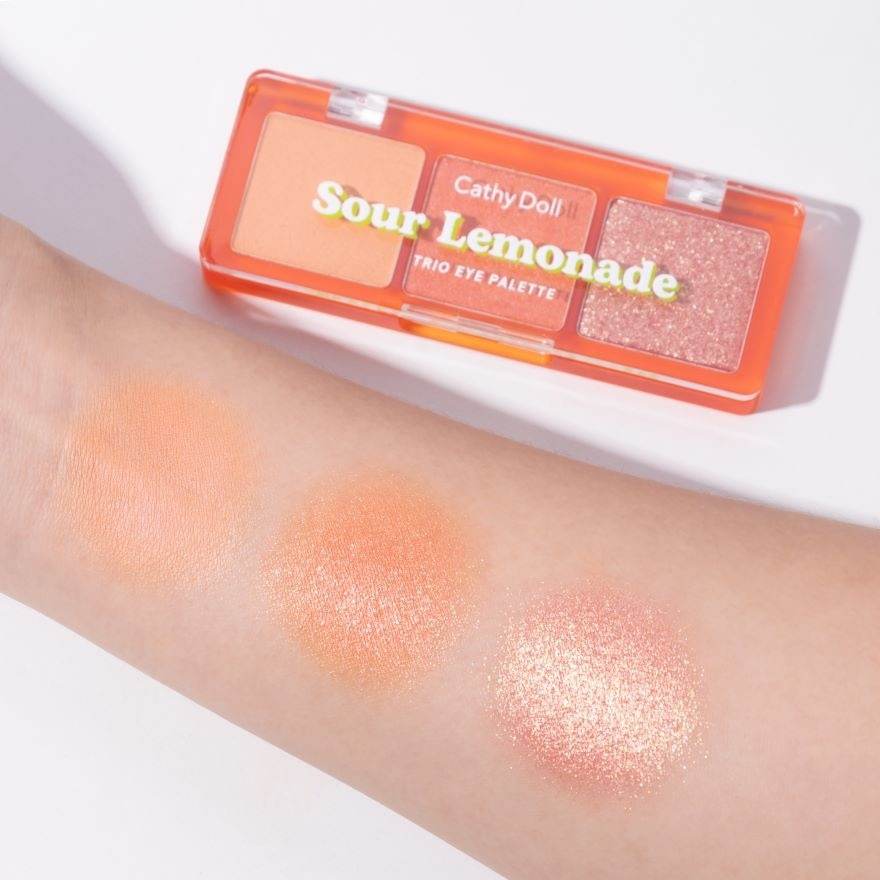 Cathy Doll Cheers Around Trio Eye Palette - 6 Shades - Pinky Cosmetics
