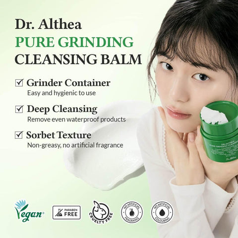 Dr. Althea Pure Grinding Cleansing Balm - Deep Clean - Face Cleansers - Dr. Althea -- United Arab Emirates -- Pinky Cosmetics