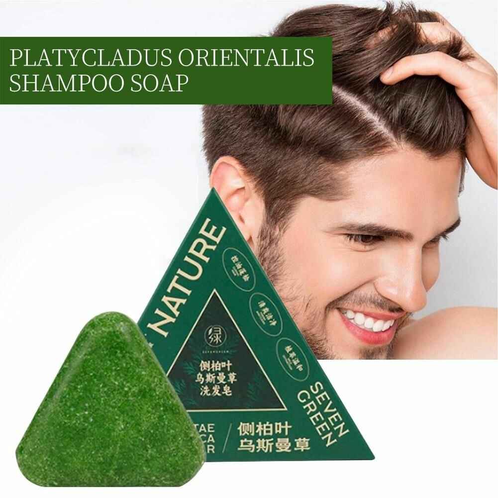 Seven Green Shampoo Bar - Nature Triangle Hair Care Nature Seven Shampoo Bar  Pinky Cosmetics