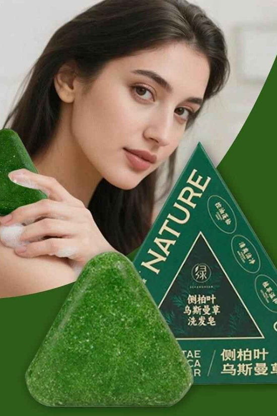 Seven Green Shampoo Bar - Nature Triangle Hair Care