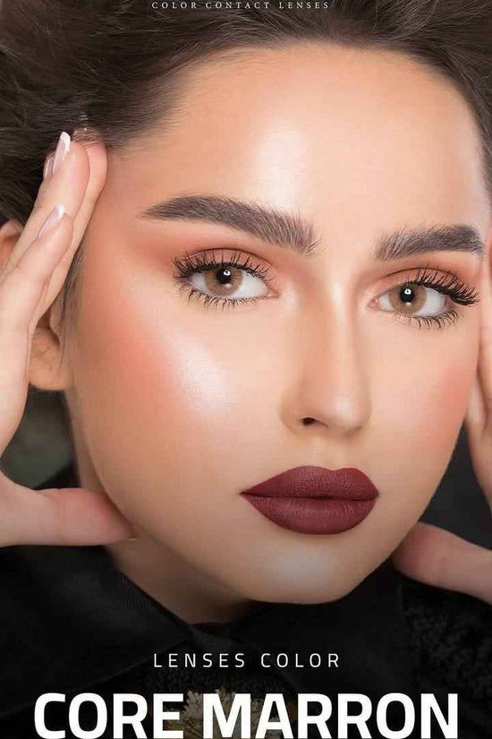 Naturel Lenses Core Marron - Rich Korean Lenses Naturel Colored Contact Lenses  Pinky Cosmetics