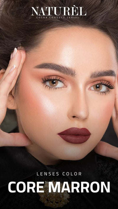 Naturel Lenses Core Marron - Rich Korean Lenses Naturel Colored Contact Lenses  Pinky Cosmetics