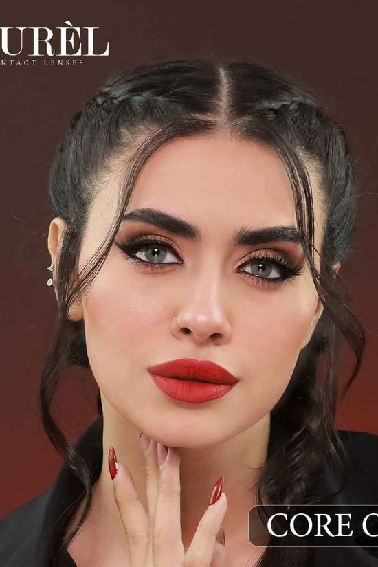 Naturel Lenses Core Onyx - Intense Korean Lenses Naturel Colored Contact Lenses  Pinky Cosmetics