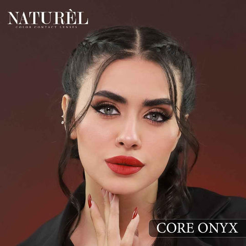 Naturel Lenses Core Onyx - Intense Korean Lenses - Colored Contact Lenses - Naturel -- United Arab Emirates -- Pinky Cosmetics