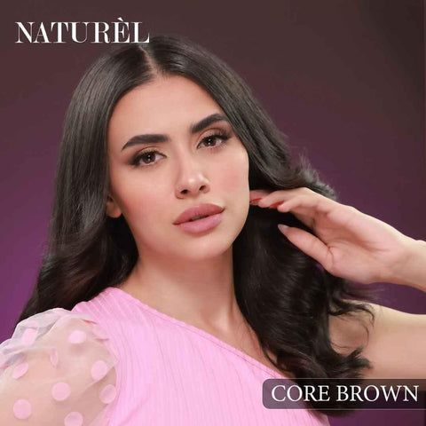 Naturel Lenses Core Brown - Comfortable Korean Lenses - Colored Contact Lenses - Naturel -- United Arab Emirates -- Pinky Cosmetics
