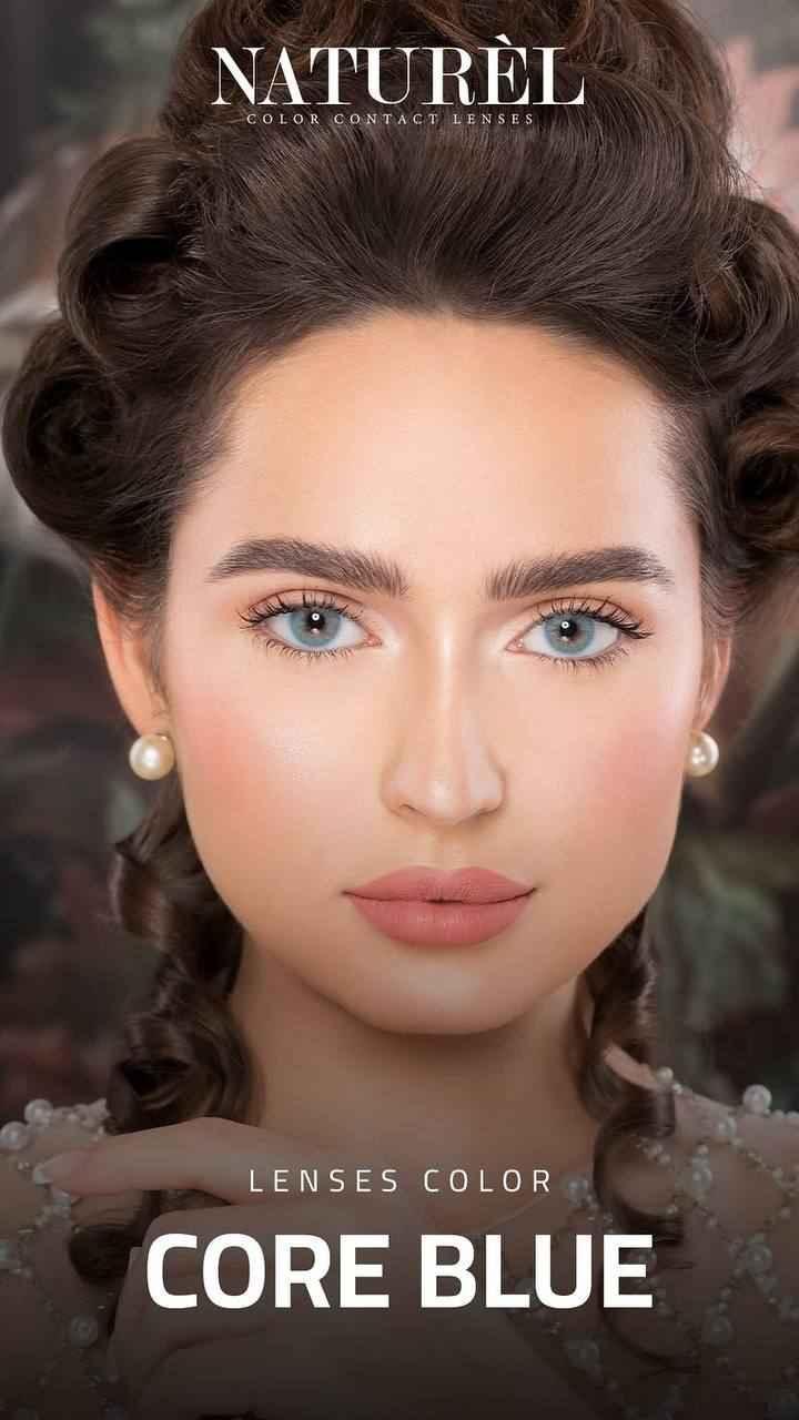Naturel Lenses Core Blue - Vibrant Korean Lenses - Colored Contact Lenses - Naturel -- United Arab Emirates -- Pinky Cosmetics
