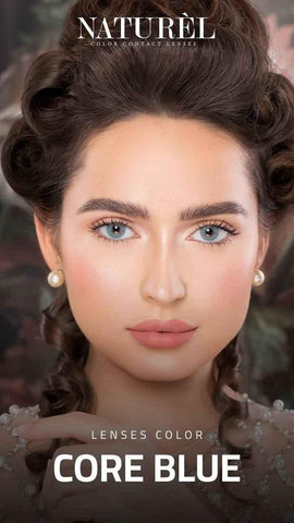 Naturel Lenses Core Blue - Vibrant Korean Lenses - Colored Contact Lenses - Naturel -- United Arab Emirates -- Pinky Cosmetics