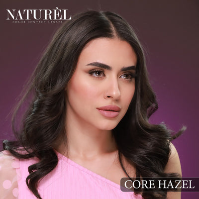 Naturel Lenses Core Hazel - Natural Korean Lenses Naturel Colored Contact Lenses  Pinky Cosmetics