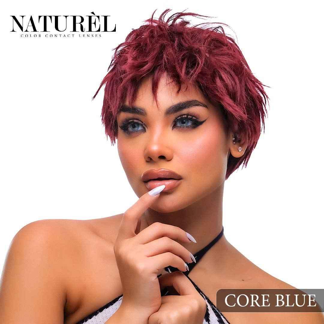 Naturel Lenses Core Blue - Vibrant Korean Lenses - Colored Contact Lenses - Naturel -- United Arab Emirates -- Pinky Cosmetics