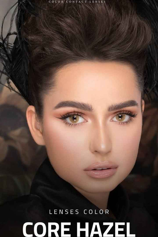 Naturel Lenses Core Hazel - Natural Korean Lenses Naturel Colored Contact Lenses  Pinky Cosmetics