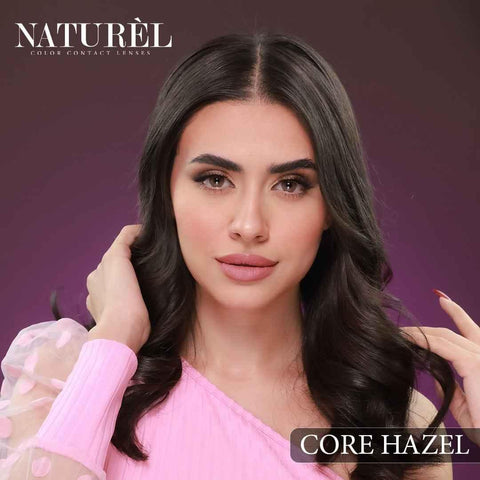Naturel Lenses Core Hazel - Natural Korean Lenses - Colored Contact Lenses - Naturel -- United Arab Emirates -- Pinky Cosmetics