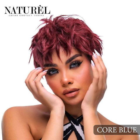 Naturel Lenses Core Blue - Vibrant Korean Lenses - Colored Contact Lenses - Naturel -- United Arab Emirates -- Pinky Cosmetics