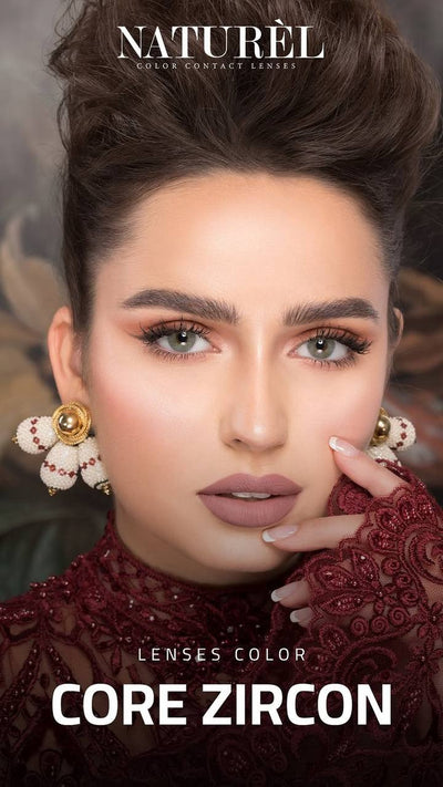Naturel Lenses Core Zircon - Striking Korean Lenses Naturel Colored Contact Lenses  Pinky Cosmetics